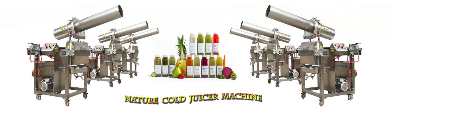 máquina de prensado de jugo frío de material de acero inoxidable industrial para frutas y verduras